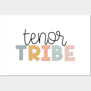 Tenor Tribe Muted Pastels Posters and Art